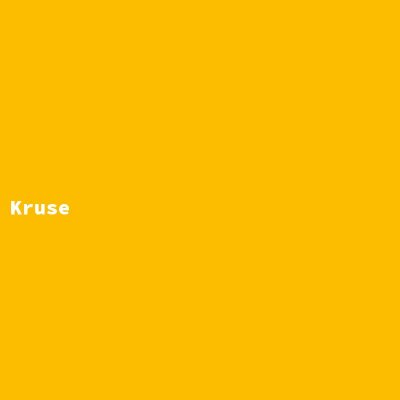 Hersteller: Kruse