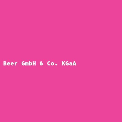 Hersteller: Beer GmbH &amp; Co. KGaA