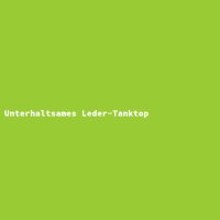 Unterhaltsames Leder-Tanktop