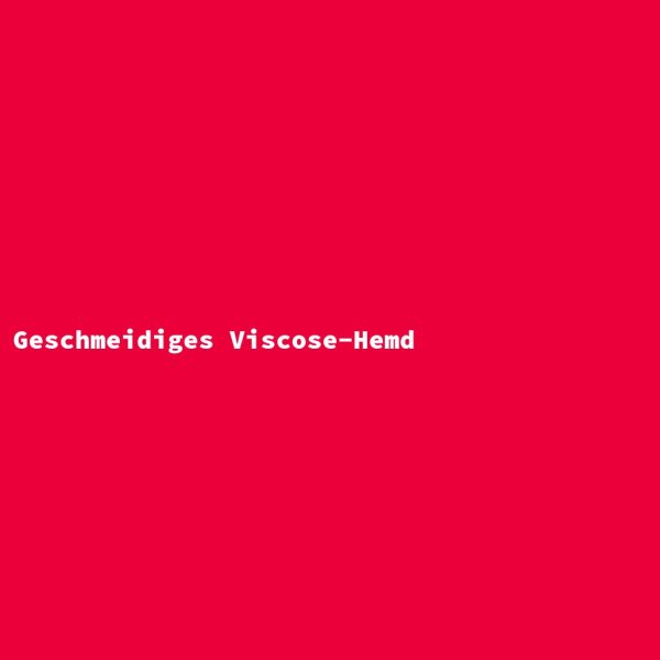 Geschmeidiges Viscose-Hemd