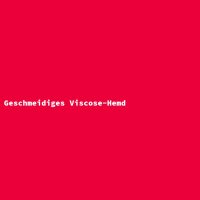 Geschmeidiges Viscose-Hemd