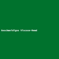Geschmeidiges Viscose-Hemd