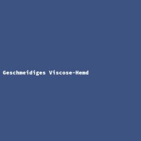 Geschmeidiges Viscose-Hemd
