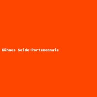 K&uuml;hnes Seide-Portemonnaie