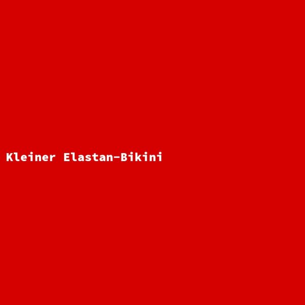 Kleiner Elastan-Bikini