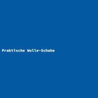 Praktische Wolle-Schuhe
