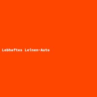 Lebhaftes Leinen-Auto