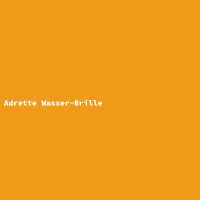 Adrette Wasser-Brille